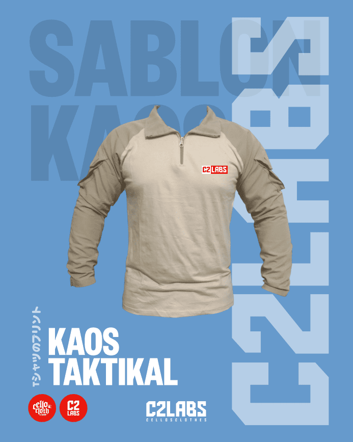 12 Taktikal Kaos Sablon Custom