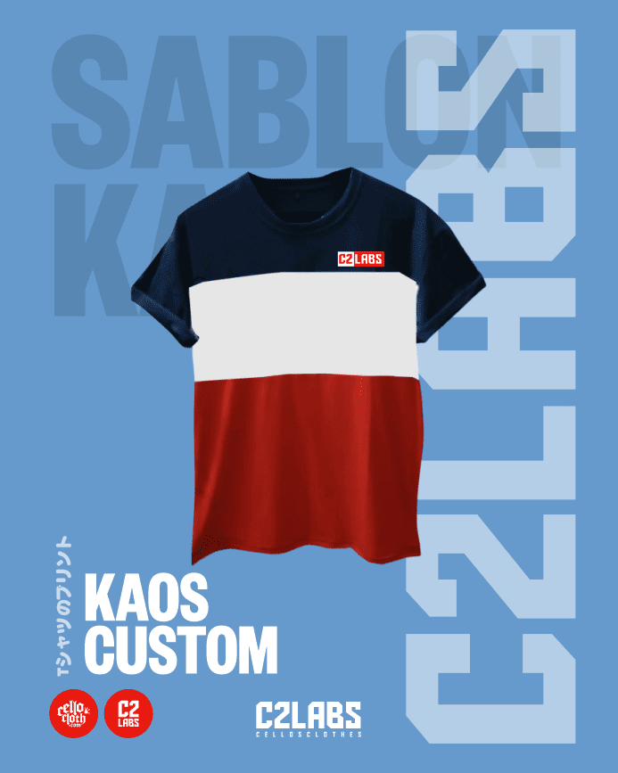 13 Pola Warna Warni Kaos Sablon Custom