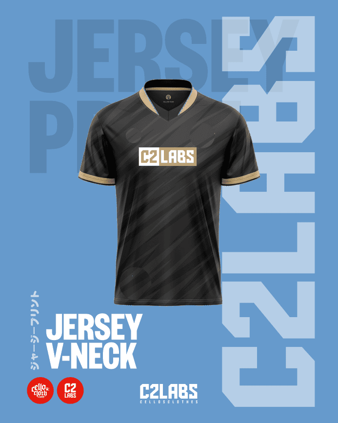 2 Jersey Printing Vneck Custom