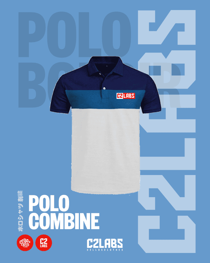 3 Polo Kombinasi Bordir Custom