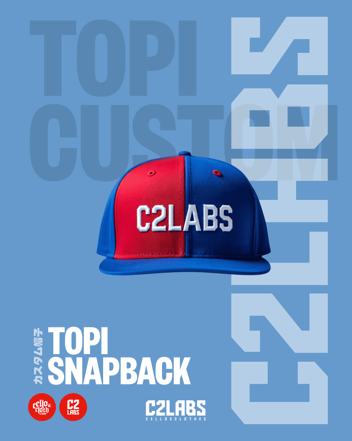 4 Topi Snapback Bordir Custom