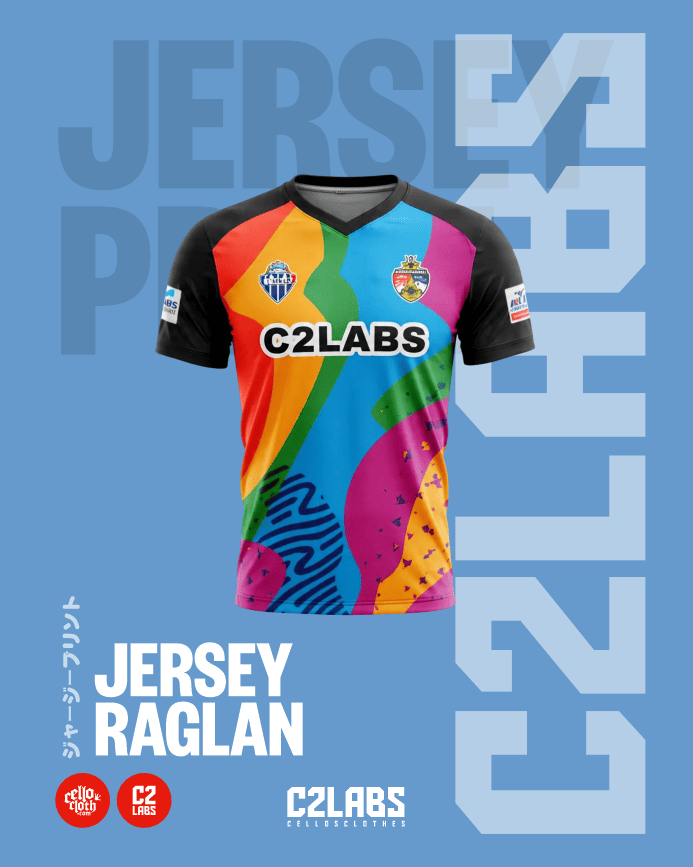 5 Jersey Raglan Printing Custom