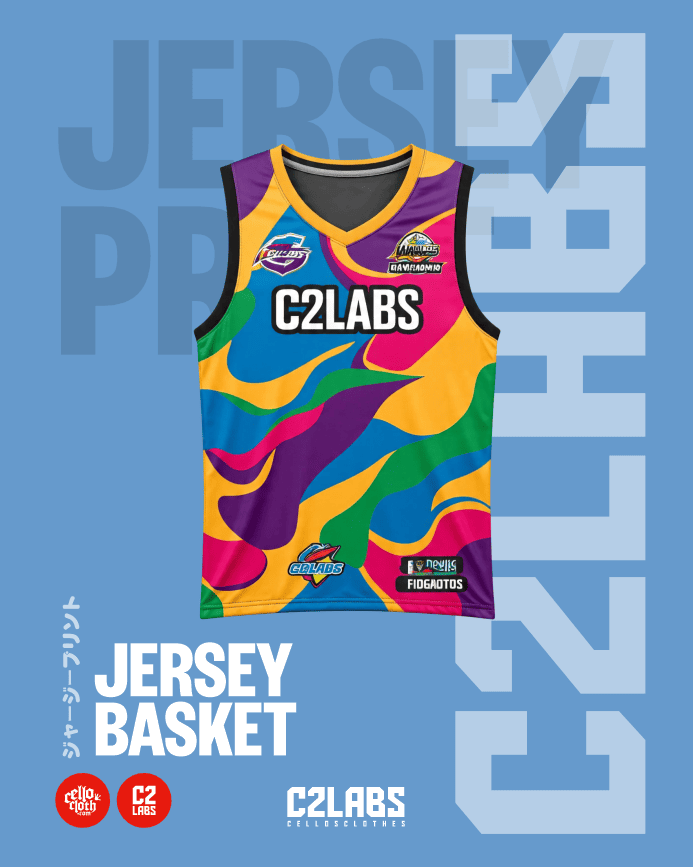 9 Jersey Basket Printing Custom