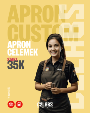 Apron Celemek Custom